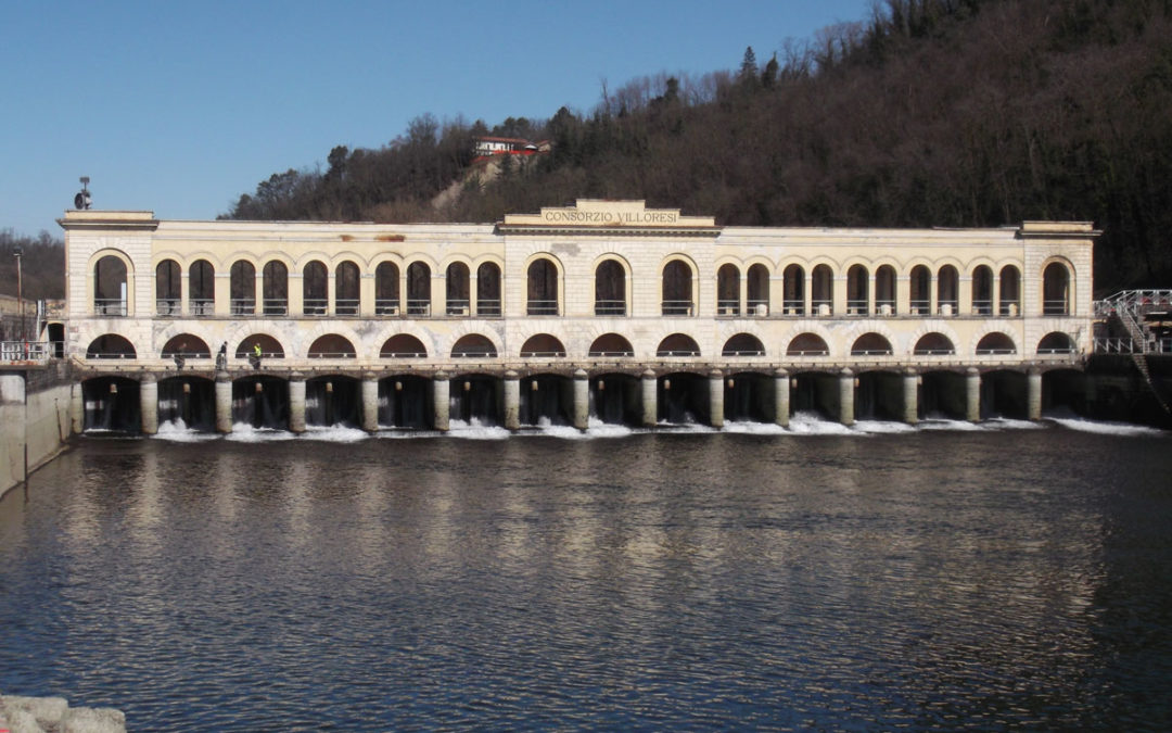 Diga del Panperduto sul Fiume Ticino